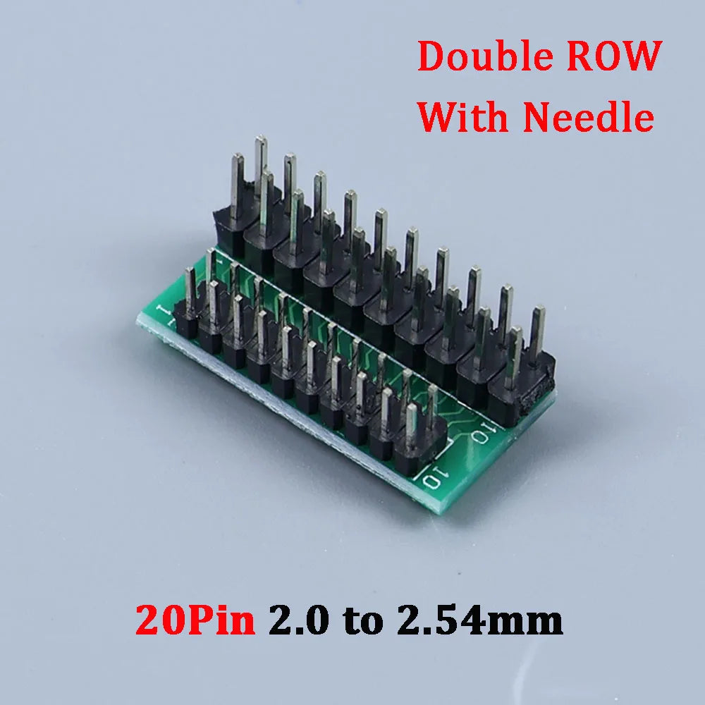 1/5/10PCS 1.27mm 2.0mm 2.54mm Pitch Transfer Plate Converter Single Double Row Pin PCB PCI Adapter Board