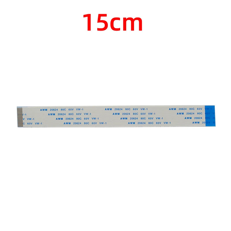 Raspberry Pi Camera Cable 15 Pin 0.5mm Flexible Falt Cable OV5647 for RPI 4B 3B Camera 15 20 30 50 60 100 200 CM Ribbon FFC