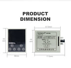 220v Programmable Timer Relay ST3P-2Z Time Relay LCD Digital display cycle Power-on Delay Digital Small Timer 12V/24V/110V/380V