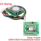 ZE08-CH2O 0-5ppm Electrochemical Formaldehyde Carbon Monoxide Sensor Module ZE08 CH2O Gas Detection Module UART/Analog Output