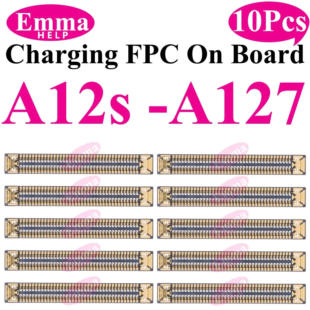 10Pcs USB Charger Charging Port FPC Connector For Samsung Galaxy A12 A22 A32 A52 A72 A02 A03 A13 A23 A33 A53 A73 Plug On Board