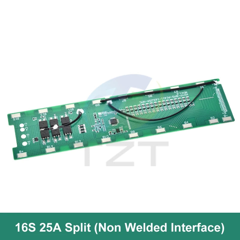1/3PCS BMS 16S 60V 25A Lmo Ternary Li-ion Lithium 18650 Battery Charge Protection Board With Balance With Temperature Control