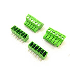 5pairs of plug-in terminal blocks 15EDG-3.81mm with a spacing of 3.5mm green Phoenix connector PCB solder board connector