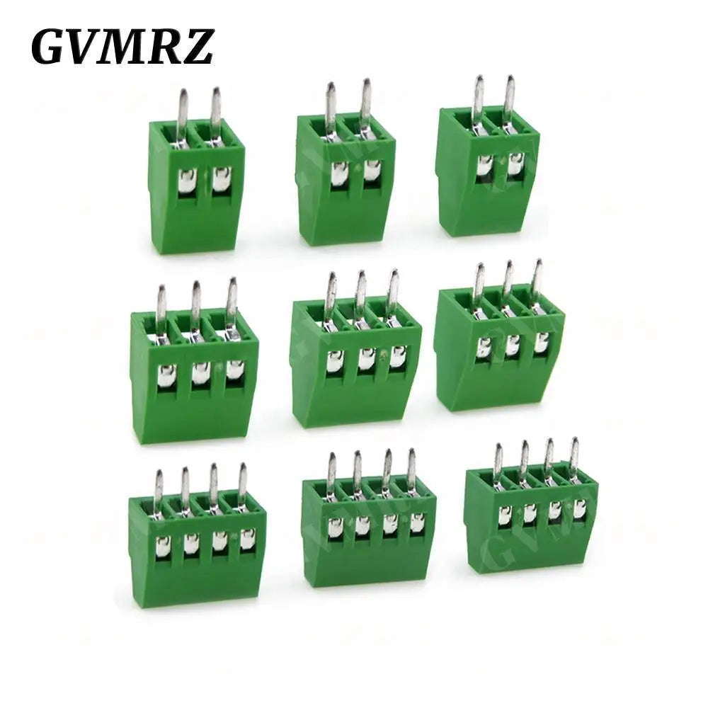 5PCS KF120 2.54mm Pitch 2p/3p/4p Straight Pin Pcb Screw Terminal Block Connector 2pin 3pin 4pin KF-120 KF120-2p