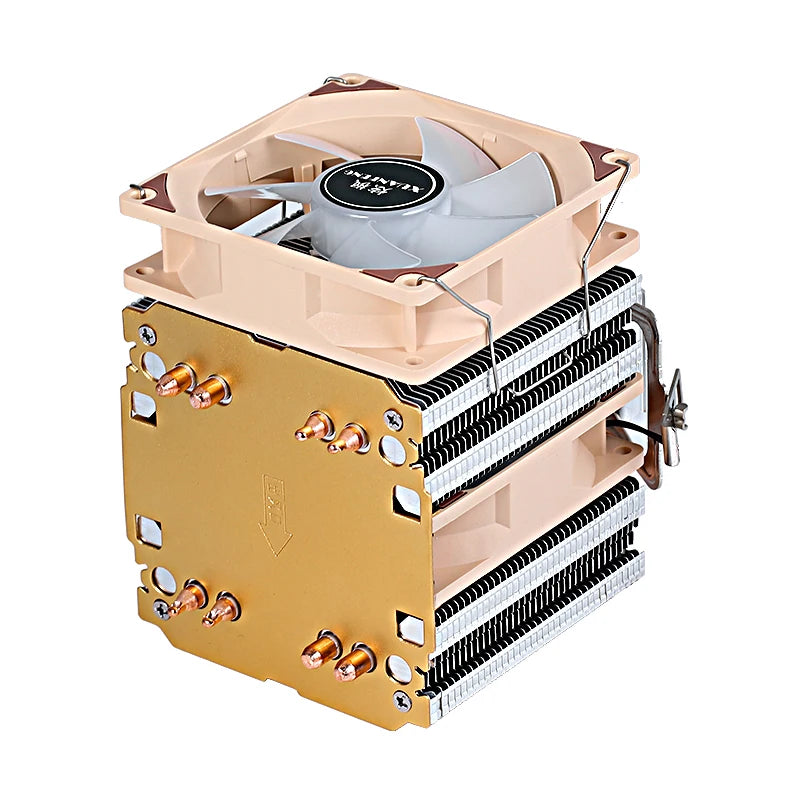 XUANFENG Air-cooled CPU Cooler 90mm Fan Twin Towers 4/6 Heat Pipe 4pin/PWM Compatible LGA2011 115x 1200 1700 X79 X99 AMD AM3 AM4