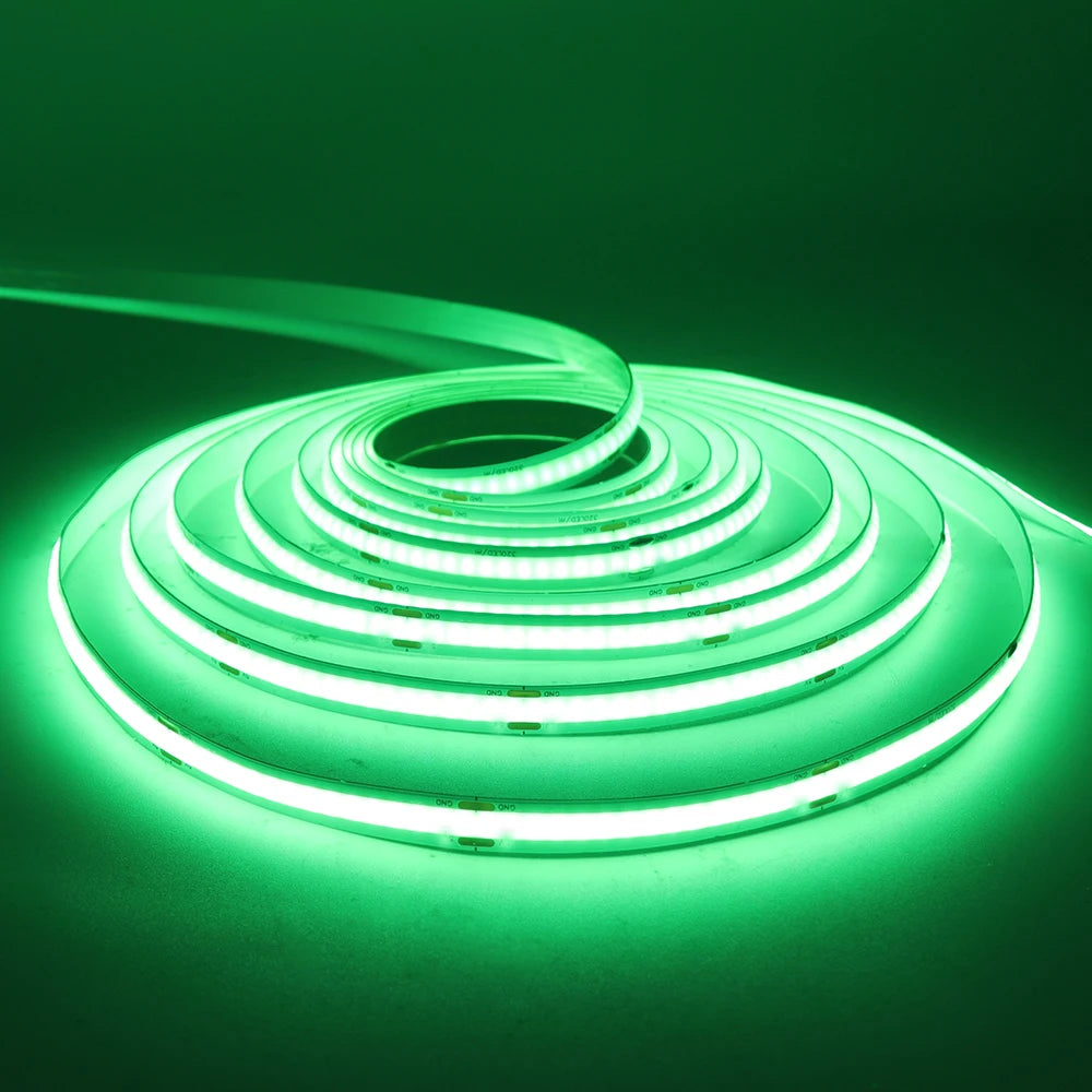 DC 5V USB COB Strip 3MM 5MM 8MM White/Pink/Red/White/Yellow/Ice Blue/Green Flexible Ribbon Rope Home Decor TV Backlight