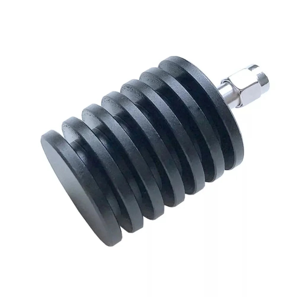 RF Coaxial Dummy Load Resistor SMA Male Plug Connector 5-100W 50Ω DC-3GHz Round 5W 10W 25W 50W 100W Electrical Equipment