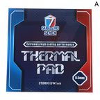SubZero Seven-Thermal Pad 15W/mk Silicone Heat Dissipation Pad (0.5mm/1.0mm/1.5mm/2.0mm/2.5mm/3mm) for Electronics Cooling