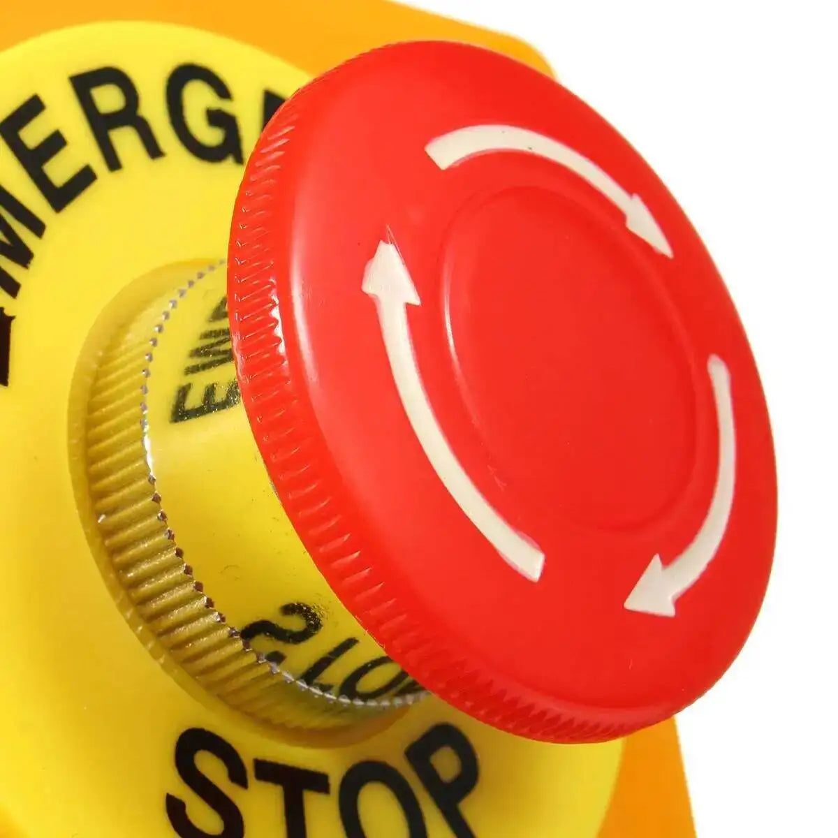 22mm Emergency Stop Push Button Switch 1NO 1NC 10A 660V Waterproof Box Explosion-proof Anti-corrosi Manual Control