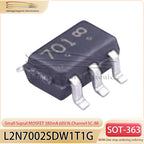 L2N7002SDW1T1G SOT-363 701 20PCS Small Signal MOSFET 380 MA, 60V N – Channel SC-88 Field Effect Transistor