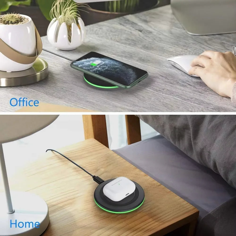 30W Wireless Charger LED Phone Charger Stand Suitable for IPhone17 16 15 14 13 12 Pro Fast Charging Base for Xiaomi Samsung
