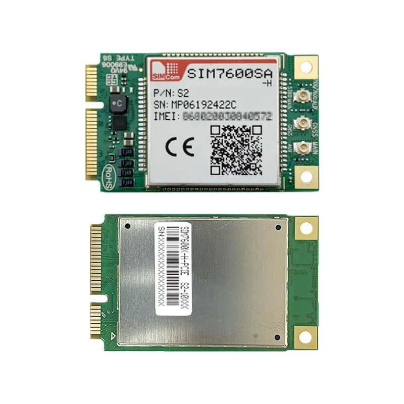 SIMCOM CAT1 LTE Module SIM7600E PCIE SIM7600G SIM7600E-L1S SIM7600SA PCIE 100% New and Original