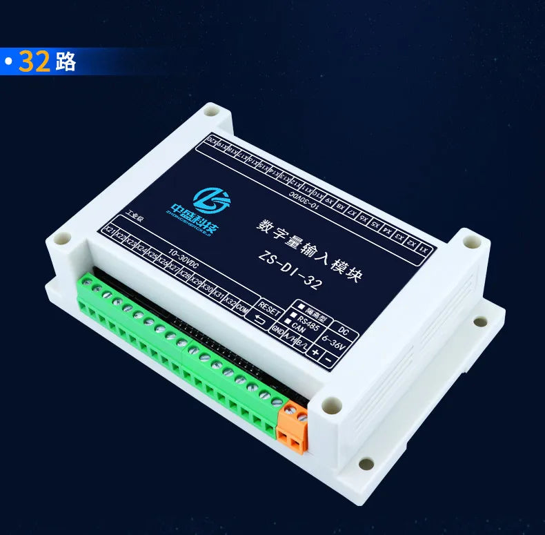 CAN WIFI Digital IO Ethernet Expansion Module Control Board RS485/232 ZS-DI-16 Isolated PNP NPN MODBUS RTU Module