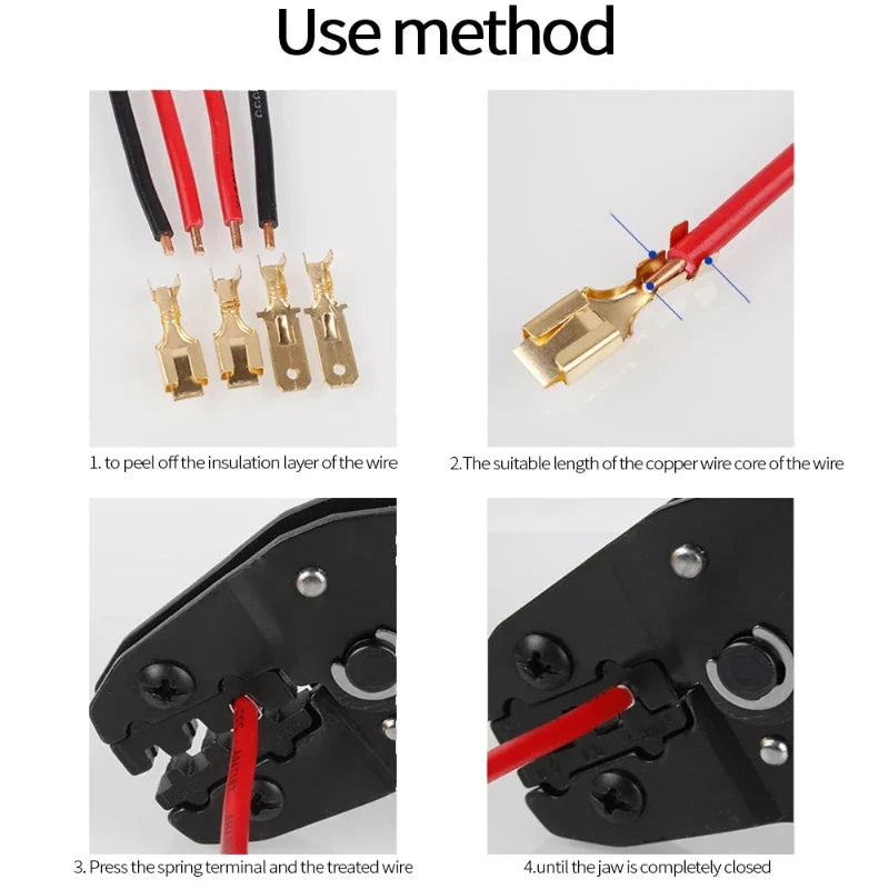 10Sets 2.8mm 2/3/4/6/9Pin Automotive Electrical Wire Connector Male Female Cable Terminal Plug Kits Car Motorcycle Plug Socket