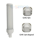 1pc 7W 9W 11W 2P G24d PLC-13W18W 26W 2U CFL LED Equival 4P G24Q PL-C Replace Sideview Horizontal Plug PL Lamp Need Remove Ballas