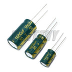 10pcs/lot Low ESR/Impedance high frequency 25V 35v 50v 1000UF aluminum electrolytic capacitor Tolerance 20%