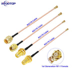 1Pcs RG178 SMA to IPX Cable SMA Male/SMA Female to U.FL IPX-1 RF-1Female Connector RF Coaxial Pigtail Antenna Extension Cables