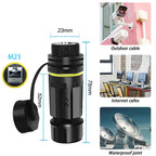 Cat7 Waterproof RJ45 Coupler, Waterproof Ethernet Connector Shielded IP68 Female to Female Waterproof Ethernet Coupler