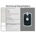 Wireless PIR Infrared Thermal Alarm Remote Control Outdoor Camping Anti-Animal Alarm Human Detection Sensor