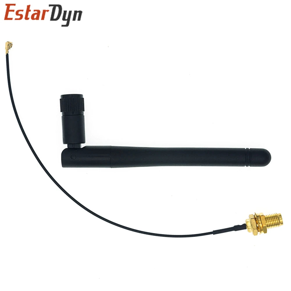 Estardyn 2.4G antenna folded Bluetooth wifi module ZigBee antenna SMA to feeder line 2.4GHz Antenna