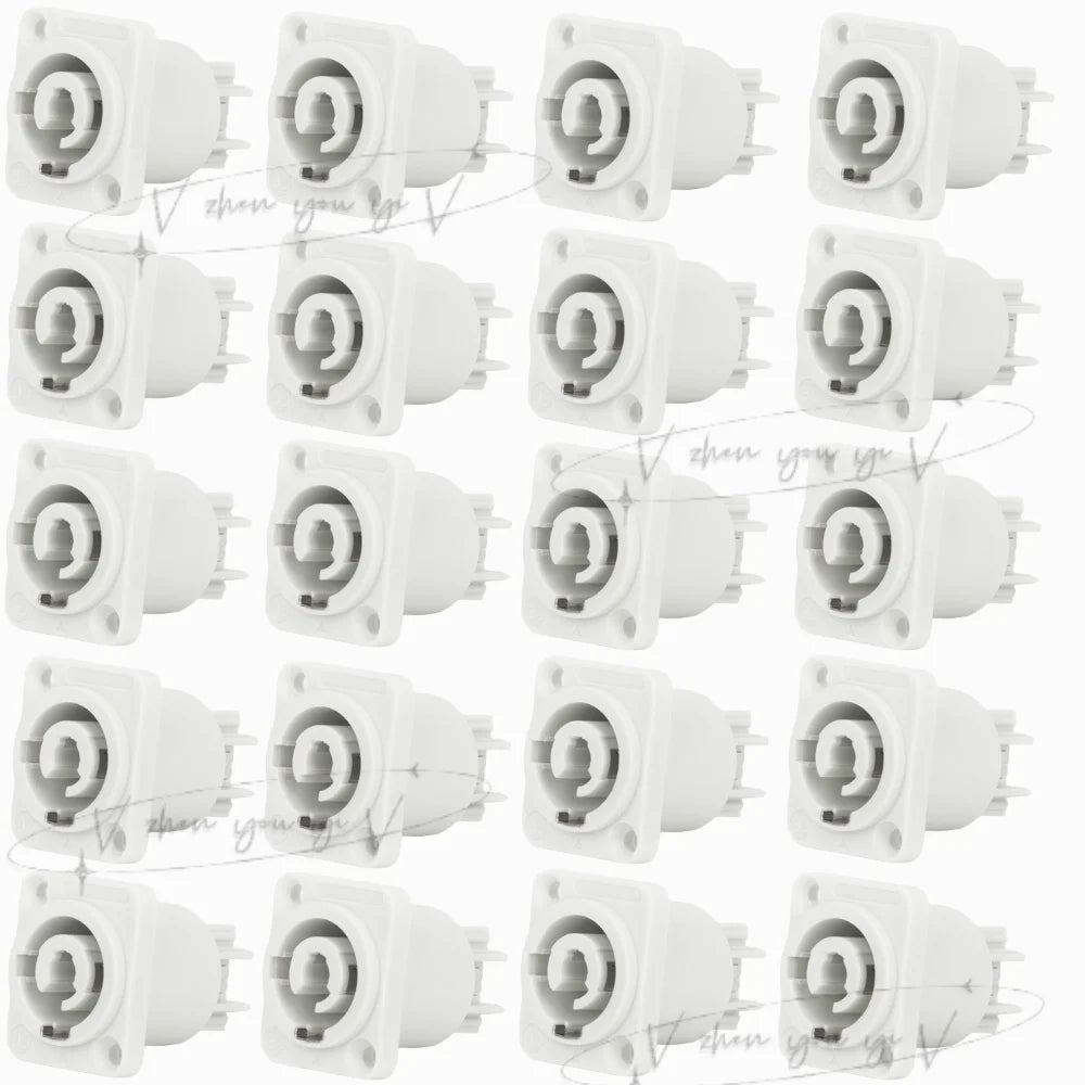 20PCS Powercon Connector Male Plug NAC3FCA NAC3FCB Socket NAC3MPA AC Cable 20A 250V Power Plug Adapter for Stage Light LED Scre