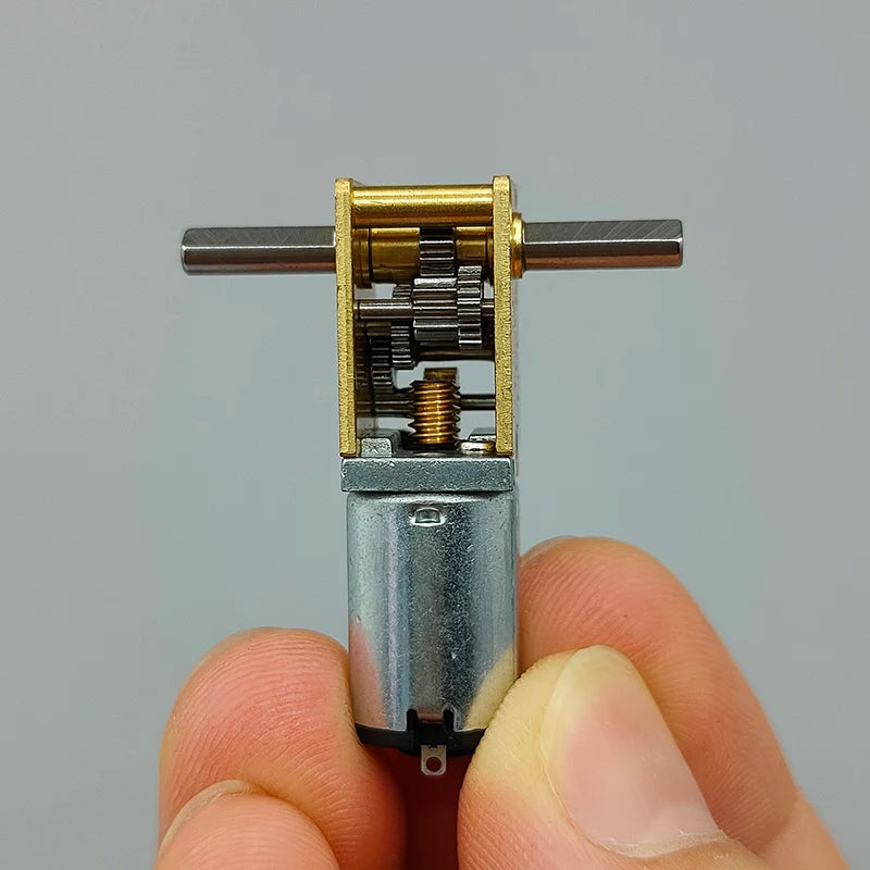 N20 Full Metal Gearbox Gear Motor DC 3V 6V 9V 12V 4RPM-381RPM Slow Speed High Torque Worm Gear Motor DIY Smart Car Robot Lock
