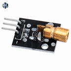 KY-008 650nm Laser Transmitter Module with Laser Sensor Module Non-Modulator Tube Laser Receiver Module Kit