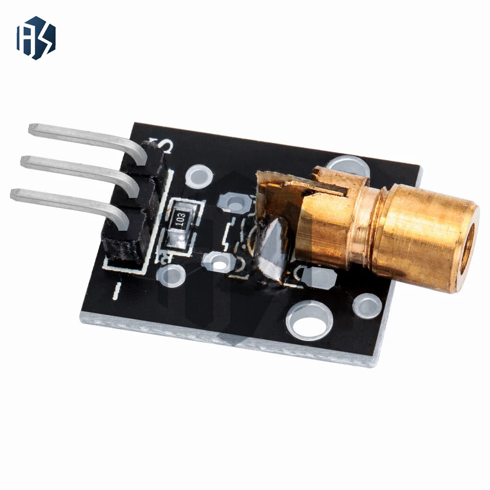 KY-008 650nm Laser Transmitter Module with Laser Sensor Module Non-Modulator Tube Laser Receiver Module Kit