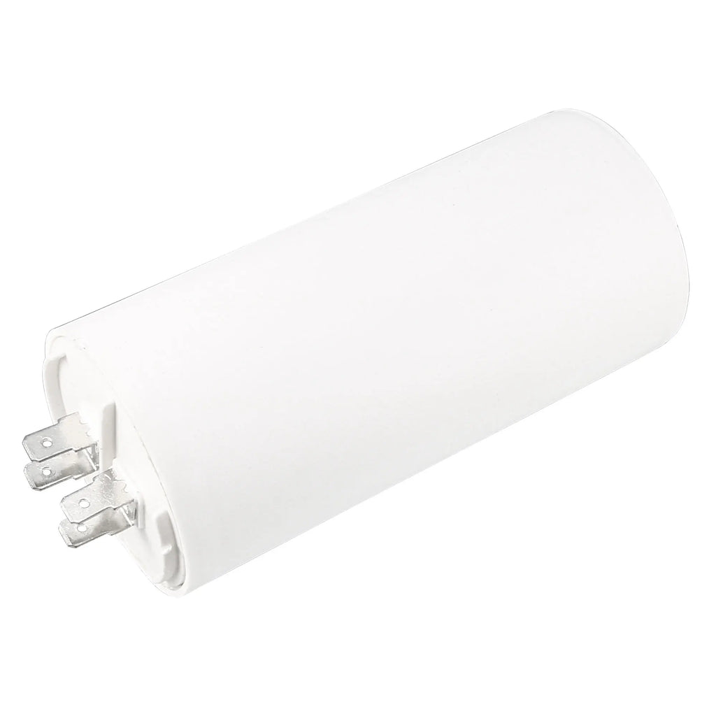 1Pcs CBB60 Run Capacitor 8uF-80uF 450V AC Double Insert 50/60Hz Cylinder White for Air Compressor Water Pump Motor