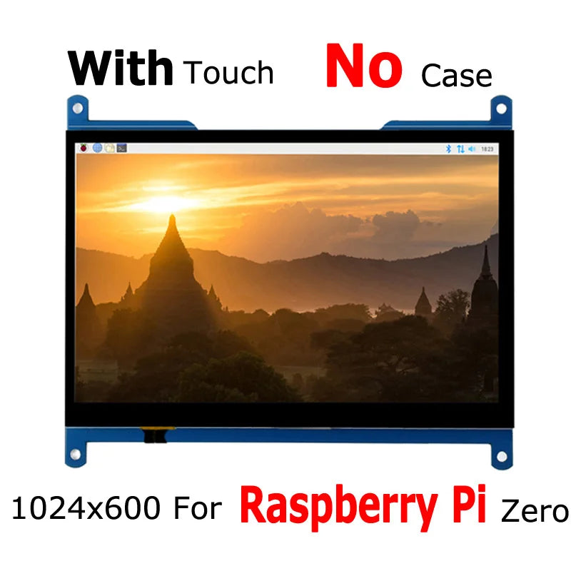 Raspberry Pi Zero 2W Customized 7inch LCD DIY Tablet Computer Touch Screen Display RJ45 USB HUB