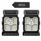 New Upgraded Intelligent Sensing Solar Clip Lamp Outdoor Courtyard Lamp Garden Lighting Solar Wall Lamp