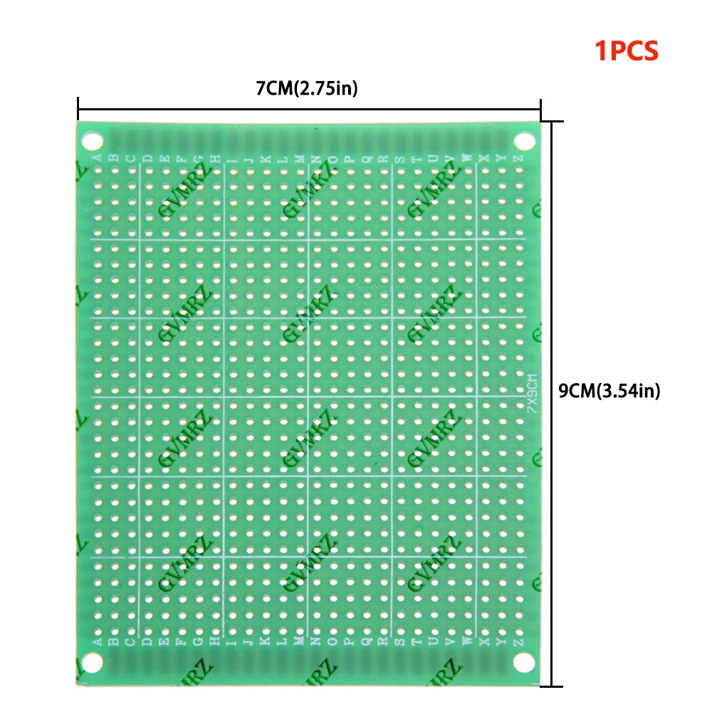 1PCS /5PCS Single Sided Green PCB Prototype Board Universal Through Hole Perfboard for DIY Electronic Projects