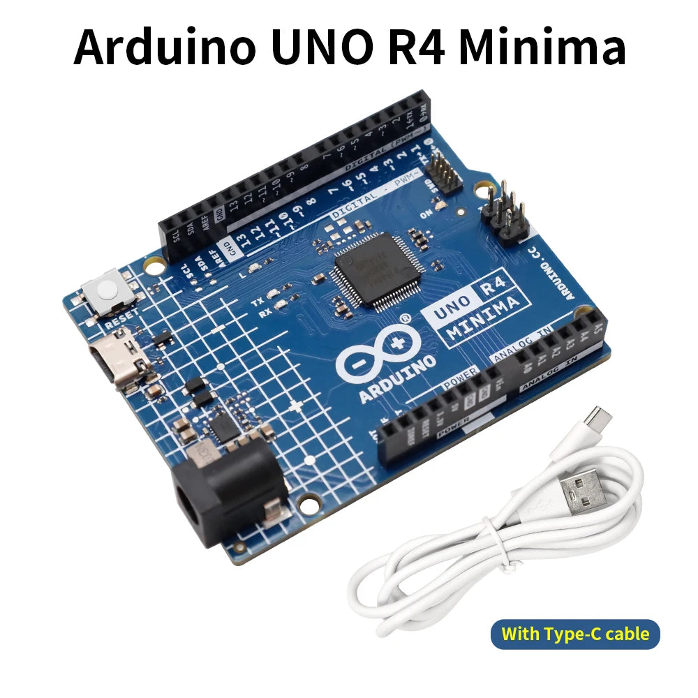 Original Arduino UNO R4 WiFi/Arduino UNO R4 WiFi Arduino Controller Development Board Programming Learning Board with USB Cable