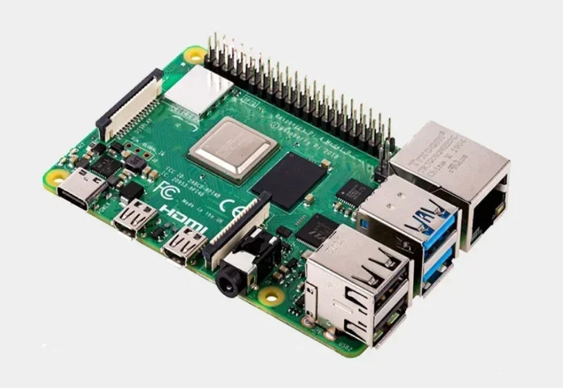 Original Raspberry Pi 4 Model B 1GB/2GB/4GB/8GB RAM 64 bit quad core processor 1.5GHz, supports WiFi Bluetooth 5.0