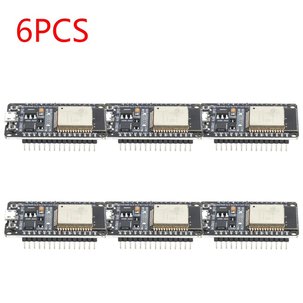 1-6PCS ESP32 Development Board WROOM-32D Development Board Wireless WiFi Bluetooth Ultra-Low Power Consumption for Smart Home