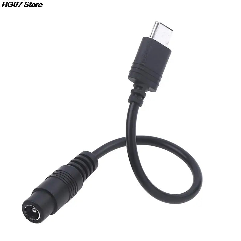 1PC 18cm DC Type-c Female To 5.5*2.1 Female Cables 5521 Power Jack DC Power Conector 5.5x2.1 Adapter USB Type C Converter