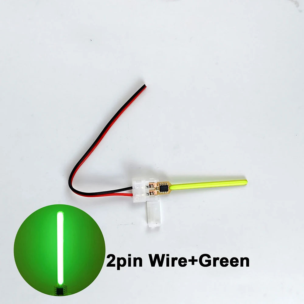 3V Battery Box COB LED Meteor Shower Flexible Filament 40mm 59mm 70mm 1pc Flowing Light for DIY Edison Bulbs Vintage Decoration