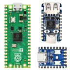 (In Stock) Raspberry Pi RP2350 USB A/C/Zero Development Board RP2350A Waveshare Expansion Board Programmable Pi Pico 2 Type-A/C