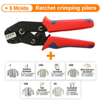 SN-58B 0.25-1.5mm² AWG24-16 Non-insulated Crimper for Dupont Jumper Wire EPS PCIE SATA PINS MOLEX JST Terminals Crimping Plier