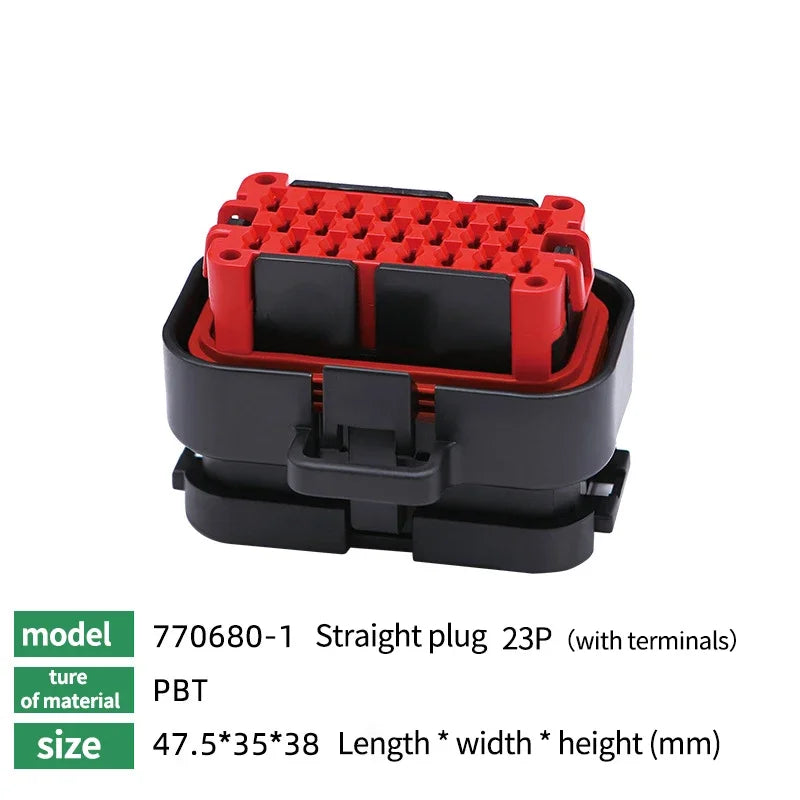 1/5/20PCS ECU Controller 8 14 23 35Pin Positions AMPSEAL PCB Mount Housing Plug Header Vertical Male Connector 776228-1 770680-1