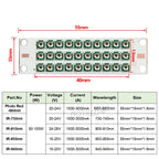 High Power LED Chip IR Infrared 730nm 810Nm 850nm 940nm Deep Red 660nm 30W 50W 100W Grow Plant Light for Night Vision CCTV Camer
