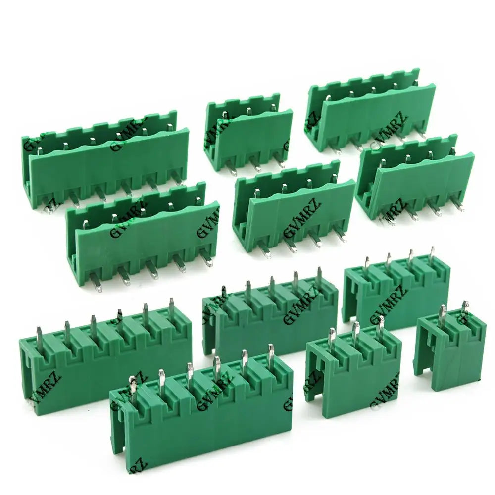 5PCS 3 4 5 6 7 8 9 PIN KF2EDG 5.08mm Opening PCB Plug-in Terminal Block 2 10 12 PIN Male Header Wire Connector 2EDG Plug-in