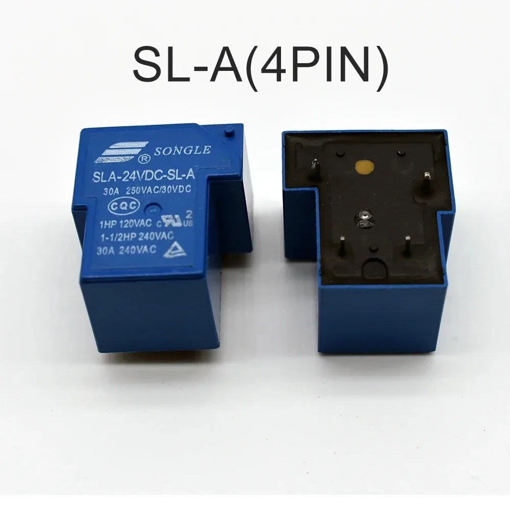 5 PCS Power Relay SLA Series SLA-05V 09V 12V 24V 48VDC-SL-A -C 4 Pin 5 Pin 6 Pin 30A T90 for Electronic Components Market