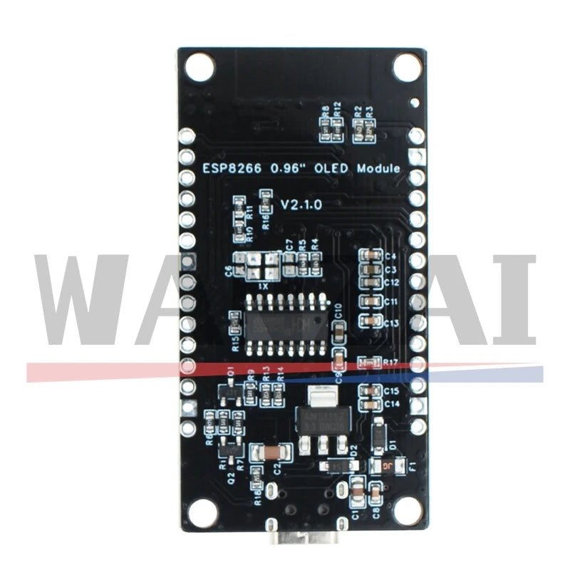 NodeMCU ESP8266 Development Board With 0.96 Inch OLED Display CH340G ESP-12F WiFi Module TYPE-C USB For Arduino/Micropython