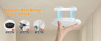Magnetic Rechargeable Closet Light, Motion Sensor Wall Ceiling Lamp USB-C, Remote Control for Hallway Kitchen Stairs