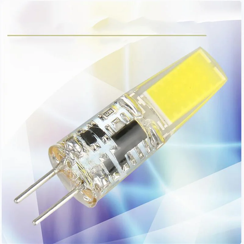 10PCS Dimmable Mini G4 LED COB Lamp 6W Bulb AC DC 12V 220V Candle Lights Replace 30W 40W Halogen For Chandelier Spotlight