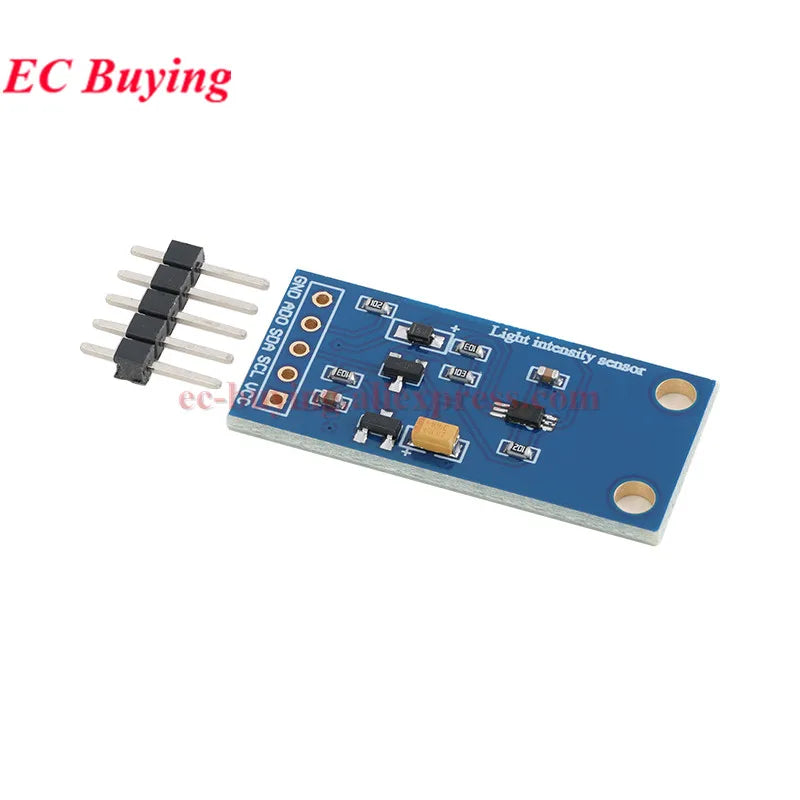 20Pcs/1pc GY-302 GY-30 BH1750 BH1750FVI Light Intensity Illumination Module Digital Ambient Optical Sensor Module for Arduino