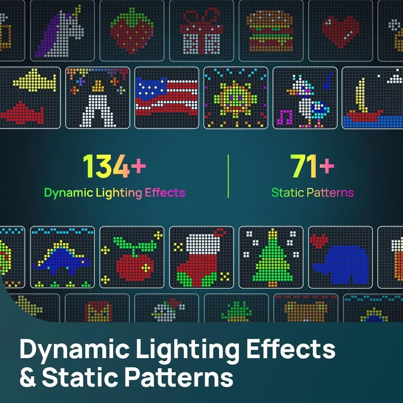 Smart LED Curtain Lights RGB Color Changing String Fairy Lights Curtain APP Control DIY Pattern Music Sync for Bedroom Wall Backdrop Indoor Outdoor Christmas Decorations