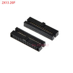5/10pcs 1.27mm Pitch Fc-6/8/10/16/20/40 Pin Female Header Idc Socket Connector For 0.635mm Flat Ribbon Cable Wire 6p 10p 20p 40p