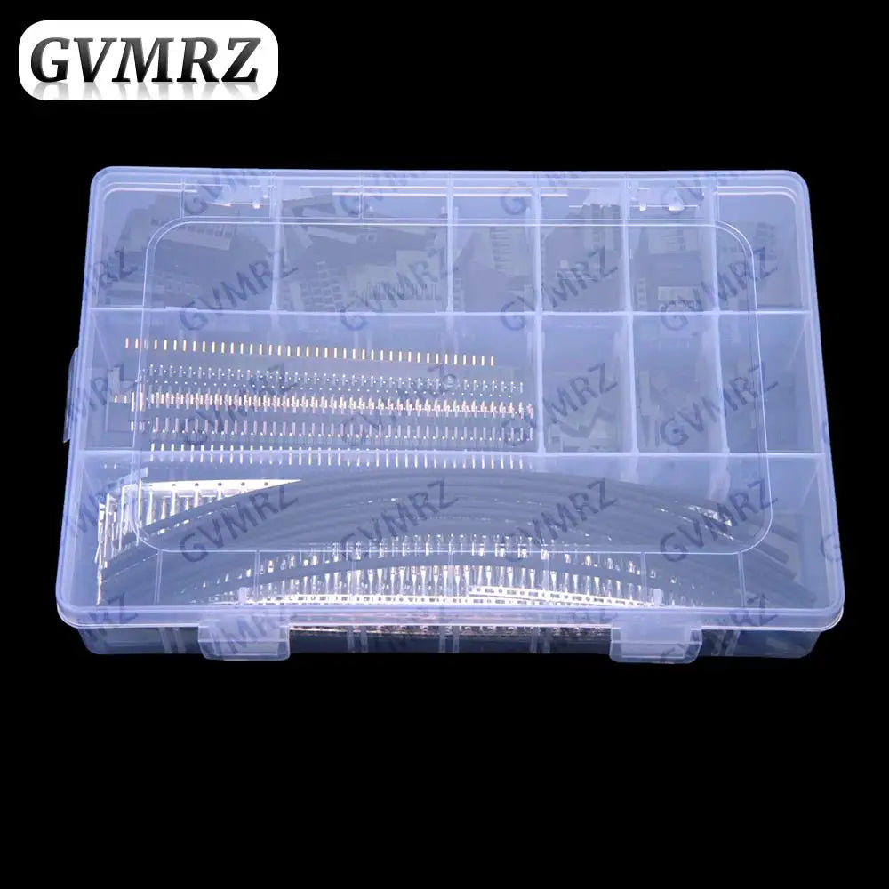 835PCS 2.54mm DuPont jumper connector headers pin headers female headers housings terminal kits heat shrink tubing 2.54mm